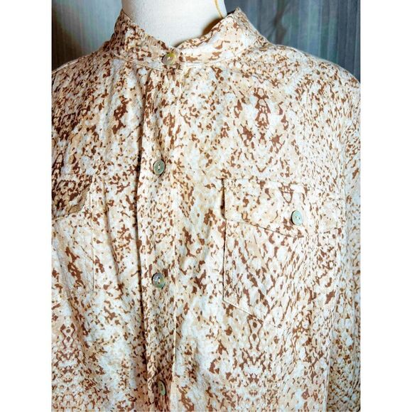 Ruby Rd | Women’s | Blouses | Petite 16 | Rustic Button-Down Blouse - Picture 2 of 5